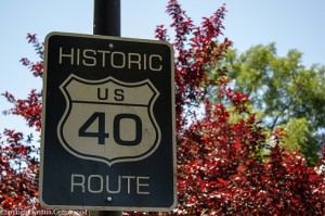 Sign US40 in Auburn