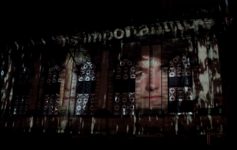 Video: Birmingham Cathedral Turns Into A Giant Artwork X-Mas 2013