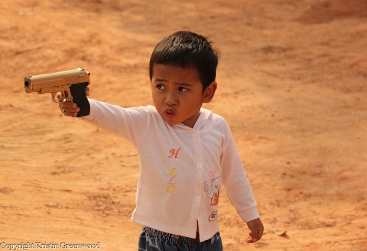 Photo Of The Week – A Boy Playing In Siem Reap In Cambodia