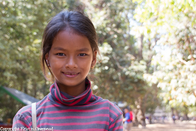 Photo Of The Week – A Bright Girl We Met At The Angkor Temples