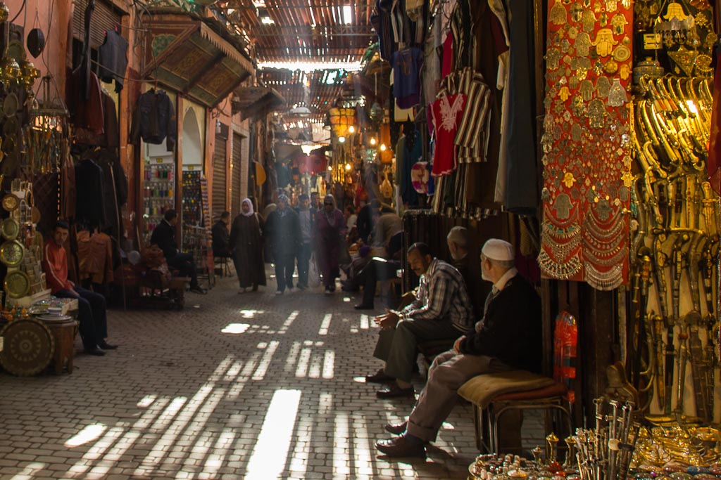 Video: 1 Minute at the Souks in Marrakech Morocco