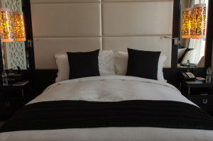 King bed at Sofitel Hotel Abu Dhabi