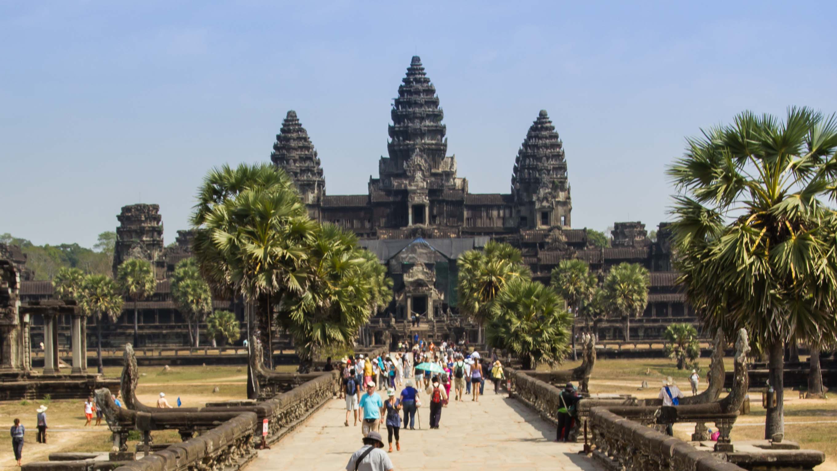 As we walked through the Angkor Temples, we were always 
