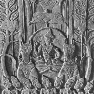 Bas Relief at Angkor Wat