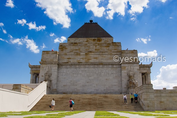 Shrine of Remembrance in Melbourne