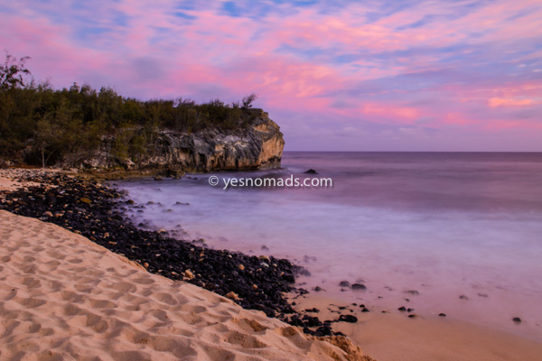 Photo Of The Week – Sunset at Shipwrecks Beach Kauai